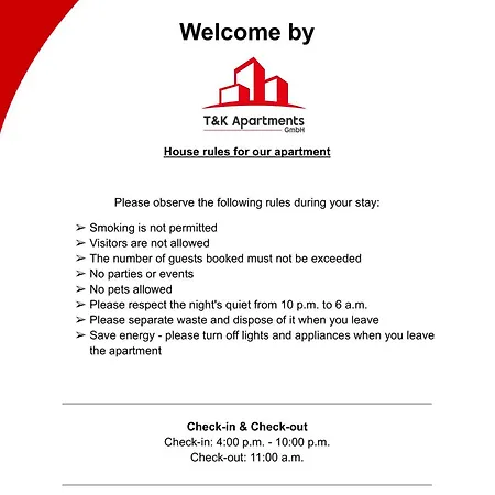 Apartment Prime - Monteur House With 1-4